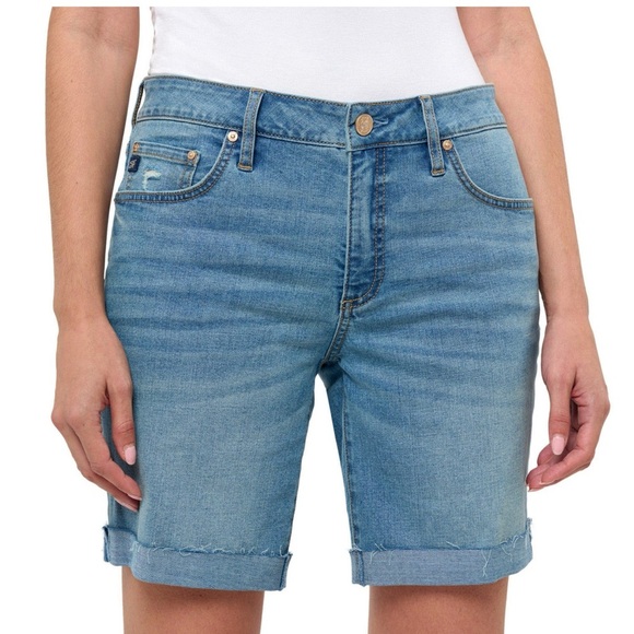 SEVEN7 BERMUDA SHORT 9” - MEDUIM BLUE SIZE 16 (NEW WITH TAGS) - Picture 1 of 6